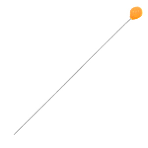 Metaal onderdelen DQ nietstift 52mm Antiek zilver-neon orange (nikkelvrij)
