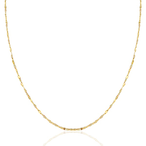 Kettingen van Stainless steel Roestvrij staal (RVS) Latte beige-gold