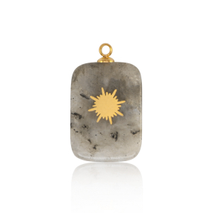 Bedels van Stainless steel Roestvrij staal (RVS) rechthoek zon Gold-grey