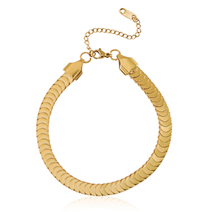 Armbanden van Stainless steel Roestvrij staal (RVS) Goud