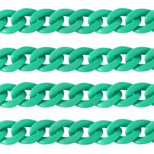 Acryl schakels 18mm matt Cabana green