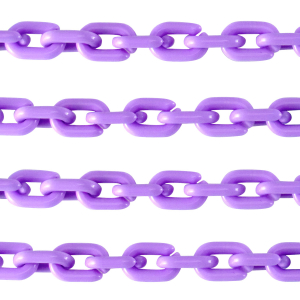 Acryl schakels 15mm matt Petal purple