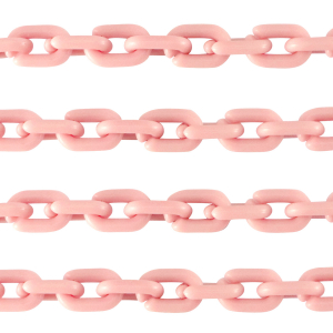 Acryl schakels 15mm matt Light pink