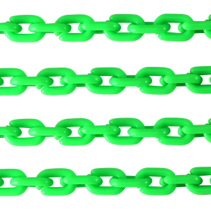 Acryl schakels 15mm shiny Neon green