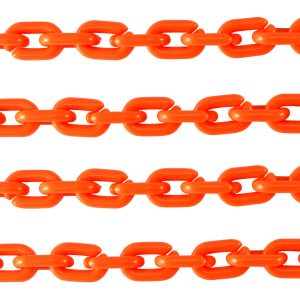 Acryl schakels 15mm shiny Neon orange