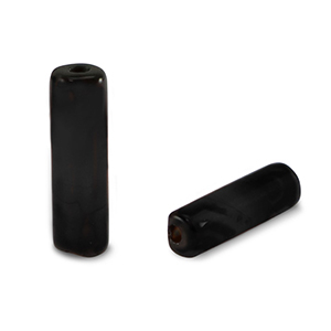 Kralen natuursteen agaat tubes Brown-black