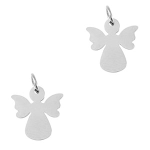 Bedels van Stainless steel Roestvrij staal (RVS) angel Silver
