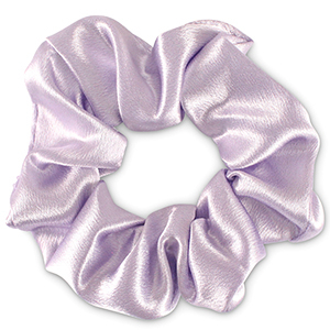 Scrunchie silky haarelastiek Lilac purple