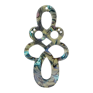 Hangers van resin barok Multicolor marble