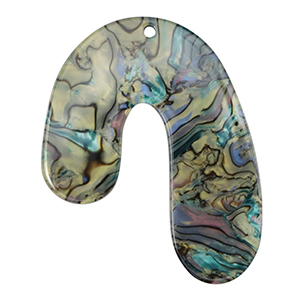Hangers van resin organic Multicolor marble