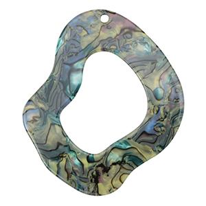 Hangers van resin organic Multicolor marble