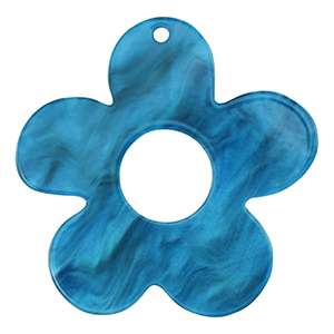 Hangers van resin bloem Prussian blue