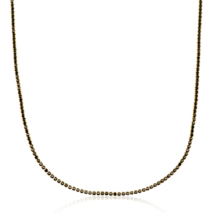 Kettingen van Stainless steel Roestvrij staal (RVS) Goud-black