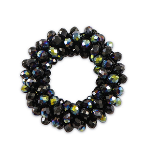 Hangers van facet 32mm Midnight blue AB