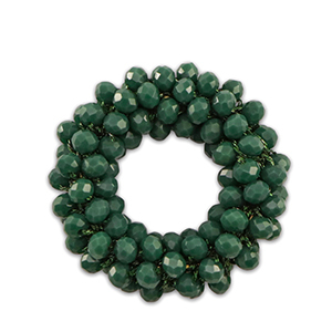 Hangers van facet 32mm Dark green