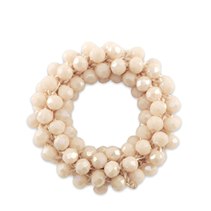 Hangers van facet 32mm Nude pink