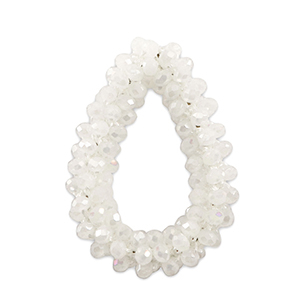 Hangers van facet drop White