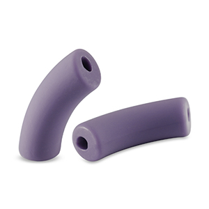 Acryl kralen tube matt Paisley purple