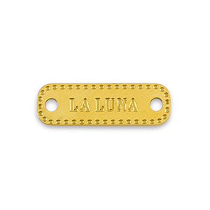 Bedels van Stainless steel Roestvrij staal (RVS) tussenstuk La Luna Gold