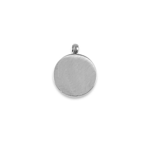 Bedels van Stainless steel Roestvrij staal (RVS) La Luna full moon Silver