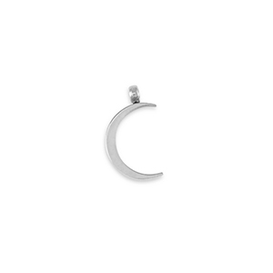Bedels van Stainless steel Roestvrij staal (RVS) La Luna moon Silver