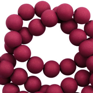 4 mm kralen van acryl magenta purple