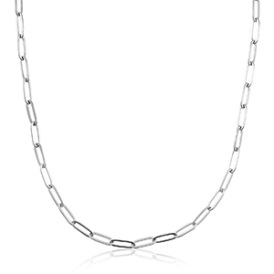 Schakelkettingen van Stainless steel Roestvrij staal (RVS) Silver