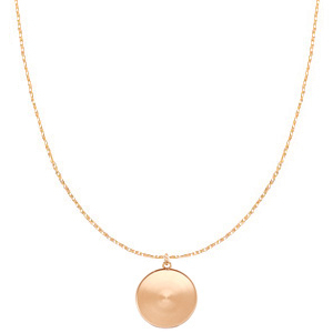Polaris Steel ketting met setting voor 20mm cabochon (RVS) Ros&eacute; goud