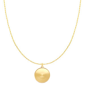 Polaris Steel ketting met setting voor 20mm cabochon (RVS) Goud