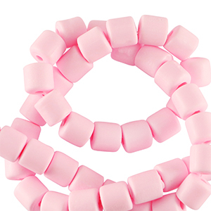 Polymeer kraal 6mm Light pink
