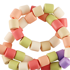 Polymeer kraal 6mm Multicolour