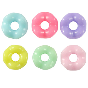 Kralen acryl look wave Multicolour pastel