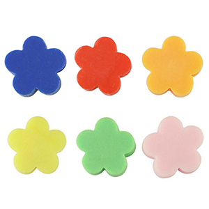 Polymeer kraal flower 10mm Multicolour