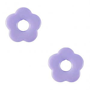 Flower Acryl bedels Sheer lilac
