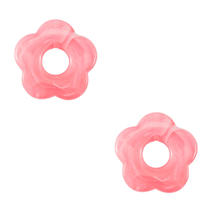 Flower Acryl bedels Azalea pink