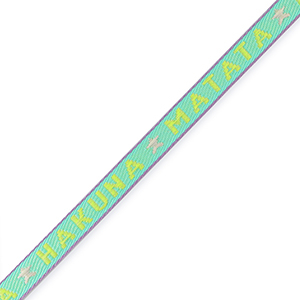 Tekstlint "hakuna matata" Blue-yellow