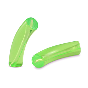 Acryl kralen tube Peridot green