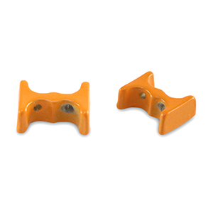 Tile bead Orange