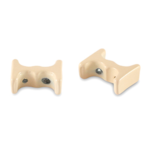 Tile bead Apricot beige