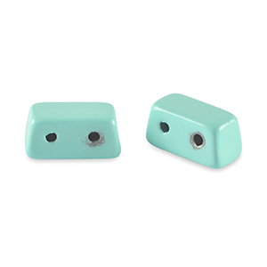 Tile bead rectangle Ocean blue
