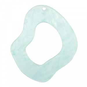 Hangers van resin organic Sky blue
