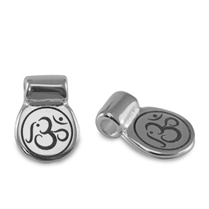 Metaal schuivers DQ Ohm Antiek zilver (nikkelvrij)