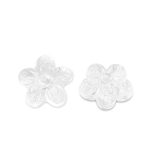 Acryl kralen flower Transparent
