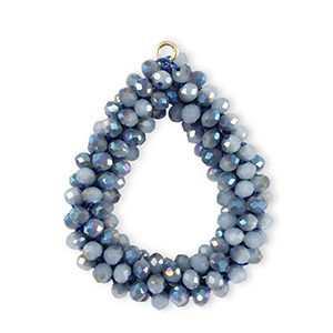 Hangers van facet drop Seaport blue