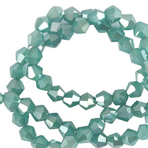 Top Bicone facet kralen 4mm Larchmere green