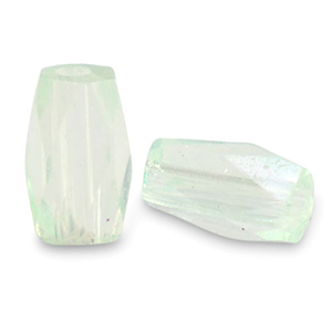 Top quality facet kralen tube Soft mint green