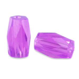 Top quality facet kralen tube Tillandsia purple