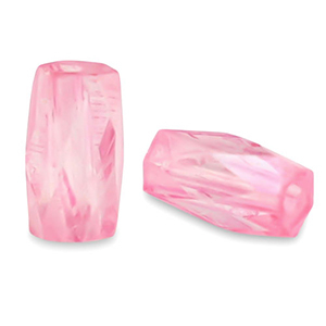 Top quality facet kralen tube Peonia pink