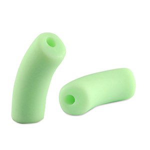 Acryl kralen tube matt Mint green