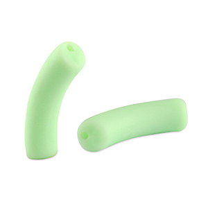 Acryl kralen tube matt Mint green